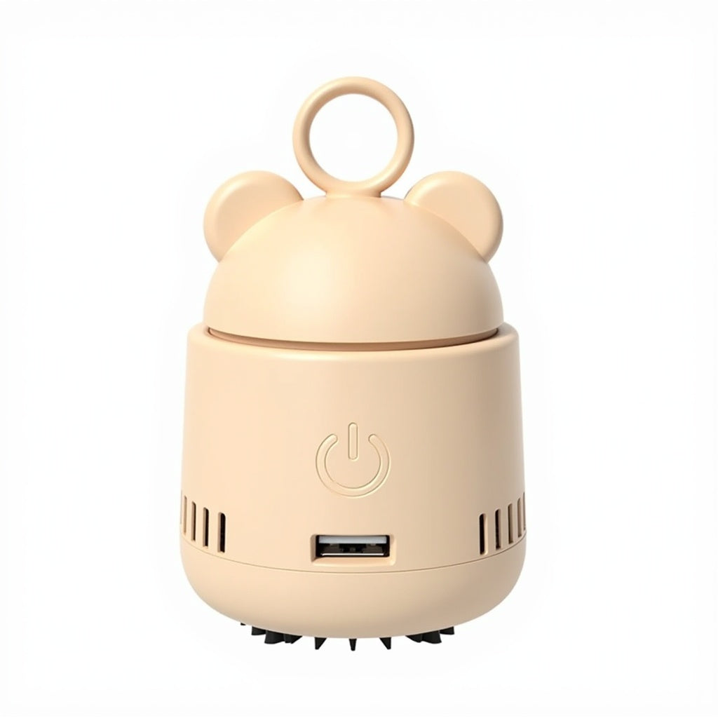 かわいいデスクトップ掃除機 ベアヘッド