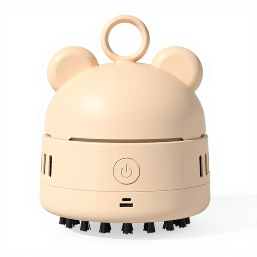 かわいいデスクトップ掃除機 ベアヘッド